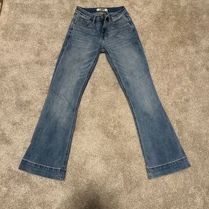 Mid Rise Flare Jeans